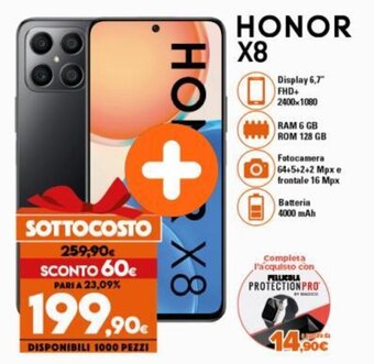 Expert Honor X8 offerta