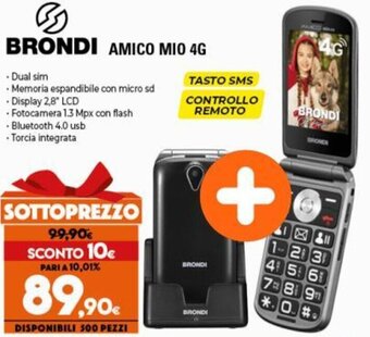 Expert Brondi Amico Mio 4G offerta