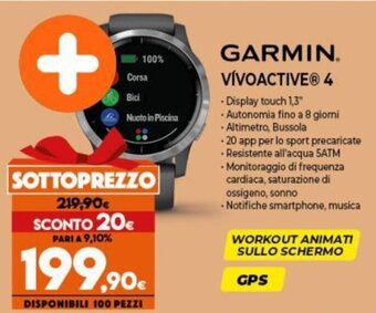 Expert Garmin Vivoactive 4 offerta