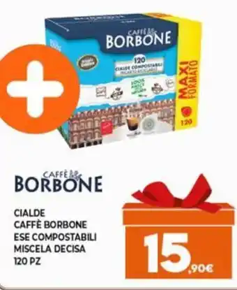 Expert Caffè Borbone Cialde Ese Compostabili Miscela Decisa 120 pz offerta