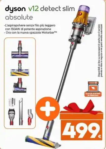 Expert dyson v12 detect slim absolute offerta
