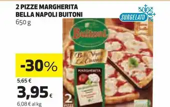 Coop 2 pizza margherita bella napoli buitoni offerta