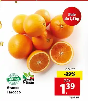 Lidl Arance tarocco offerta