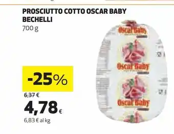 Coop Prosciutto cotto oscar baby bechelli offerta