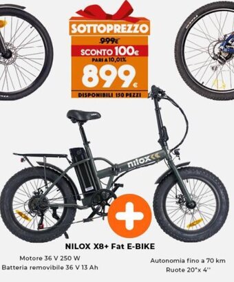 Expert Nilox X8+ Fat E-Bike offerta
