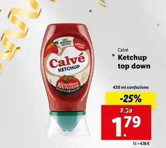 Lidl Ketchup top down offerta