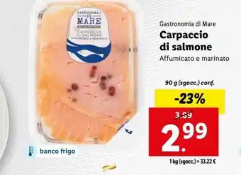 Lidl Carpaccio di salmone offerta