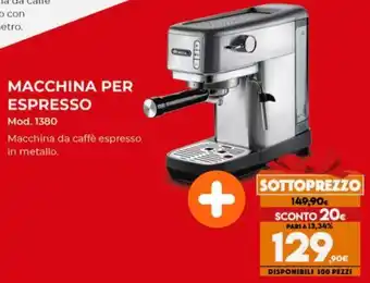 Expert Ariete Macchina per Espresso Mod. 1380 offerta