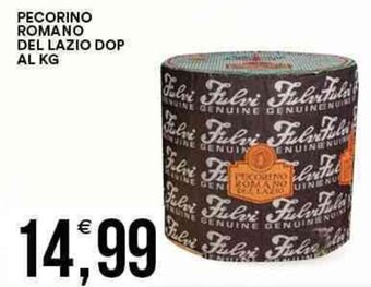 Vantaggio Cash&Carry Pecorino Romano Del Lazio DOP offerta