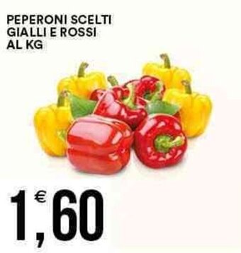 Vantaggio Cash&Carry Peperoni Scelti Gialli e Rossi offerta