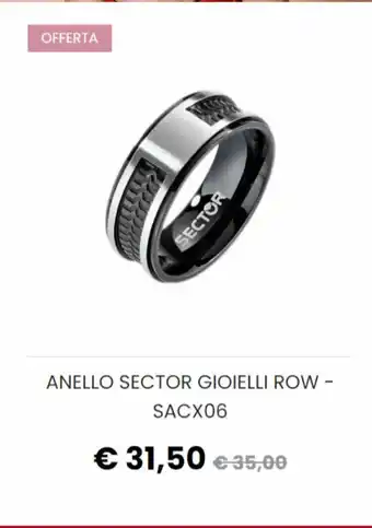 Bluespirit Anello sector gioiello offerta