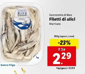 Lidl Filetti di alici offerta
