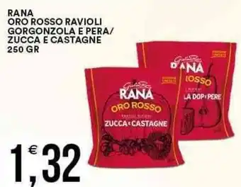 Rana Oro Rosso Ravioli Gorgonzola e Pera/Zucca e Castagne 250 gr