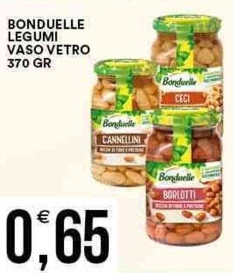 Vantaggio Cash&Carry Bonduelle Legumi Vaso Vetro 370 gr offerta