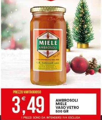 Vantaggio Cash&Carry Ambrosoli Miele Vaso Vetro 500 gr offerta