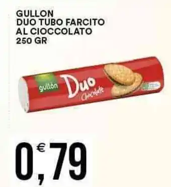 Vantaggio Cash&Carry Gullon Duo Tubo Farcito Al Cioccolato 250 gr offerta