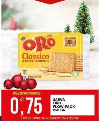 Vantaggio Cash&Carry Saiwa Oro Flow-Pack 250 gr offerta