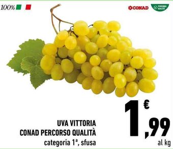 Conad Uva Vittoria Conad Percorso Qualità offerta