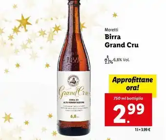 Lidl Birra grand cru offerta