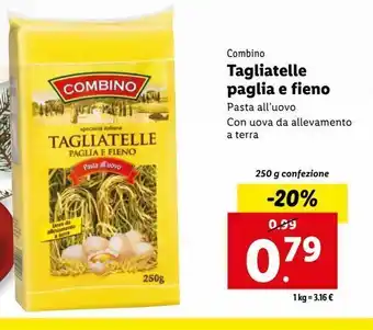 Lidl Tagliatelle paglia e fieno offerta