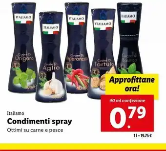Lidl Condimenti spray offerta