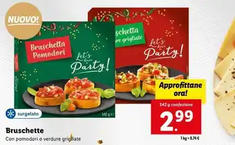 Lidl Bruschette offerta
