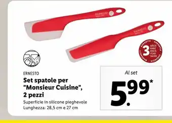Lidl Set spatole per 'monsieur cuisine' 2 pezzi offerta