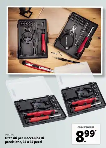Lidl Utensili per meccanica di precisione 37 o 35 pezzi offerta