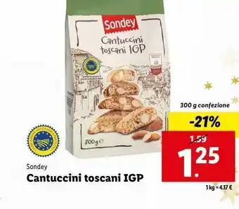 Lidl Cantuccini toscani igp offerta