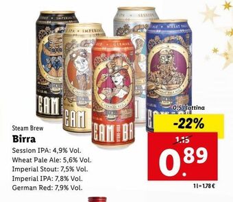 Lidl Birra offerta