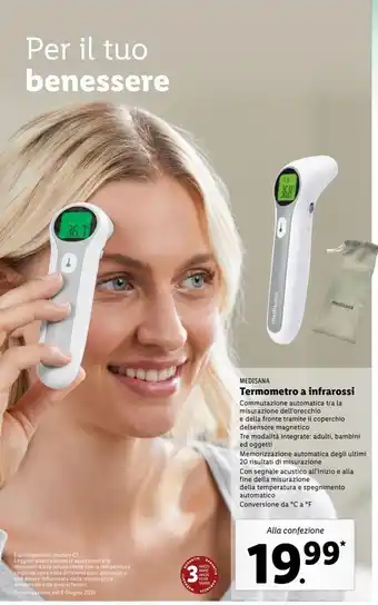 Lidl Termometro a infrarossi offerta