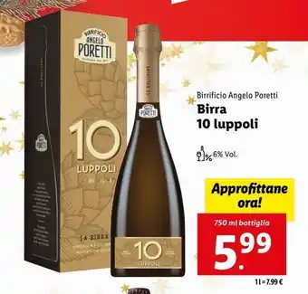 Lidl Birra 10 luppoli offerta