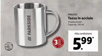 Lidl Tazza in acciaio offerta