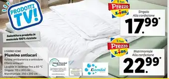 Lidl Piumino antiacari - singolo offerta
