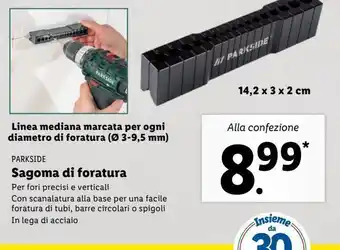 Lidl Sagoma di foratura offerta