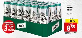 Lidl Birra in lattina offerta
