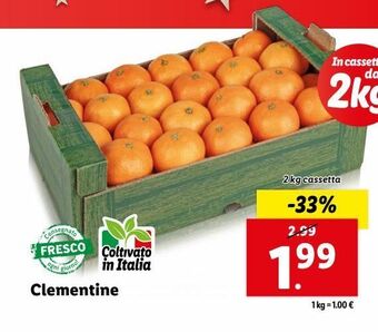 Lidl Clementine offerta
