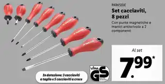 Set cacciaviti 8 pezzi