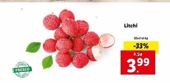 Lidl Litchi offerta