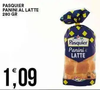 Vantaggio Cash&Carry Pasquier Panini al Latte 280 gr offerta
