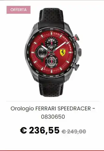 Bluespirit Orologio ferrari speedracer offerta