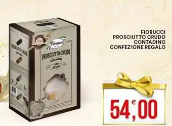 Vantaggio Cash&Carry Fiorucci Prosciutto Crudo Contadino Confezione Regalo offerta