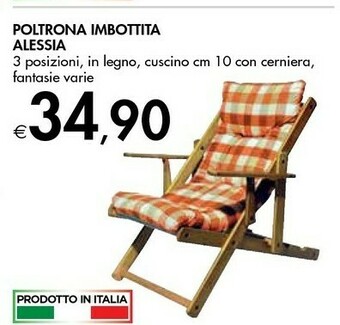 Bennet Poltrona Imbottita Alessia offerta