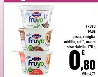 Conad Fage Fruyo Pesca 170 G(ml) offerta