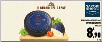 Conad Formaggio Asiago Dop offerta