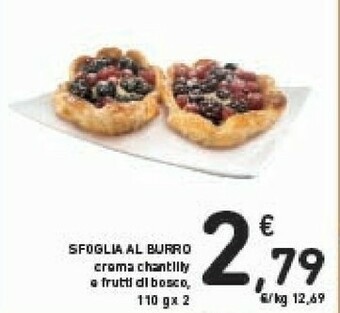 Conad Sfoglia Al Burro Crema Chantilly E Frutti Di Bosco offerta