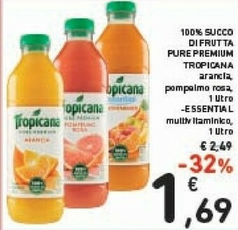 Conad Tropicana Succo Di Frutta Pure Premium offerta