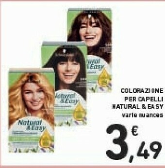 Conad Natural & Easy Coloazioni Per Capelli offerta