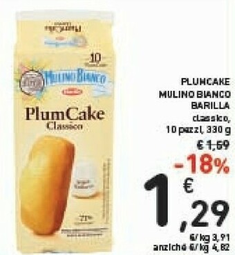 Conad Mulino Bianco PlumCake Classico 330 G(ml) offerta