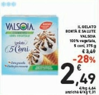 Conad Valsoia Il Gelato Bonta E Salute offerta